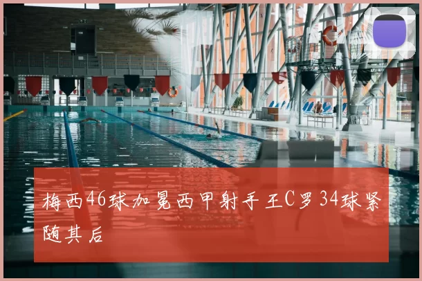 梅西46球加冕西甲射手王C罗34球紧随其后