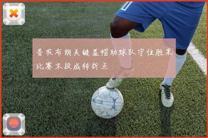 香农布朗关键盖帽助球队守住胜果比赛末段成转折点