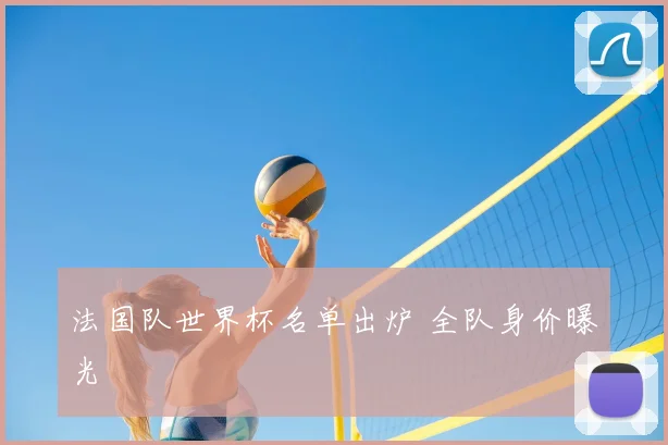法国队世界杯名单出炉 全队身价曝光